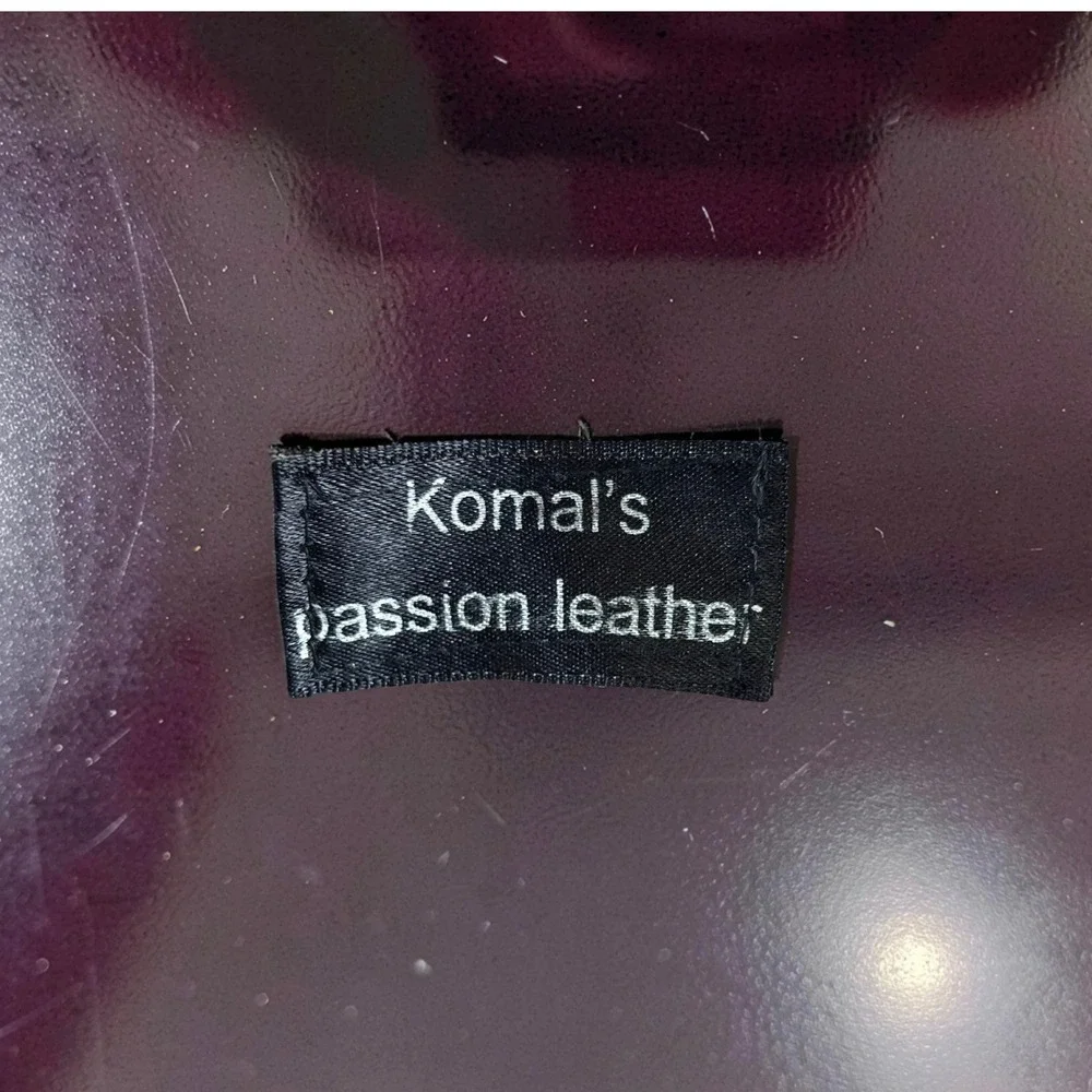 Komal's Passion Leather Duffel Bag Unisex Large Brown Good Rugged Travel Bag